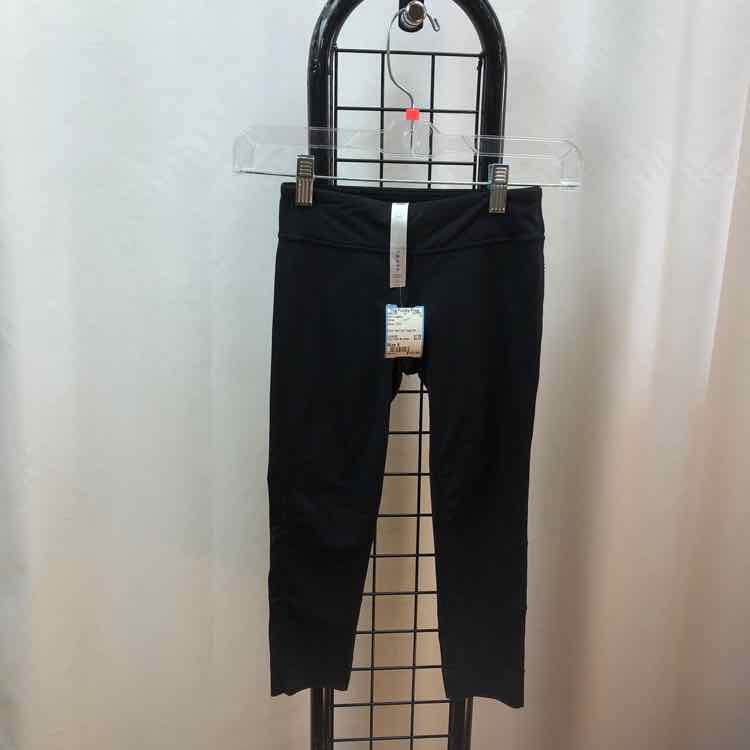 Ivivva Black Solid Child Size 8 Girl's Leggings