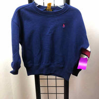 Polo-Ralph Lauren Blue Solid Child Size 3 Girl's Sweatshirt