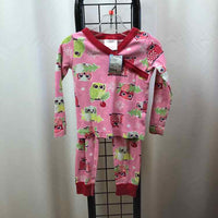 Hanna Andersson Pink Christmas Child Size 3 Girl's Pajamas