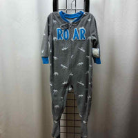 Carter's Gray Dinosaurs Child Size 18 m Boy's Pajamas