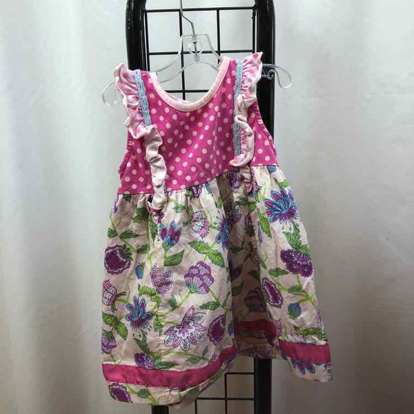 strapless open back dress Millie Jay Polly the Pig Applique Dress main image 0