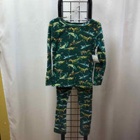 Cat & Jack Green Dinosaurs Child Size 5 Boy's Pajamas