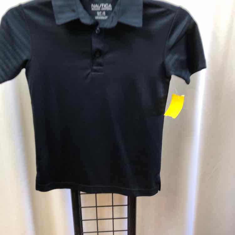 Nautica Black Streaked Child Size 8 Boy's Shirt