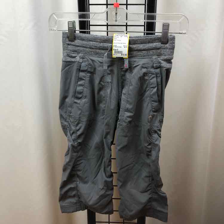 Ivivva Gray Pinstripe Child Size 6 Girl's Pants