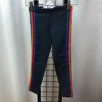 Tea Navy Solid Child Size 6 Girl's Leggings