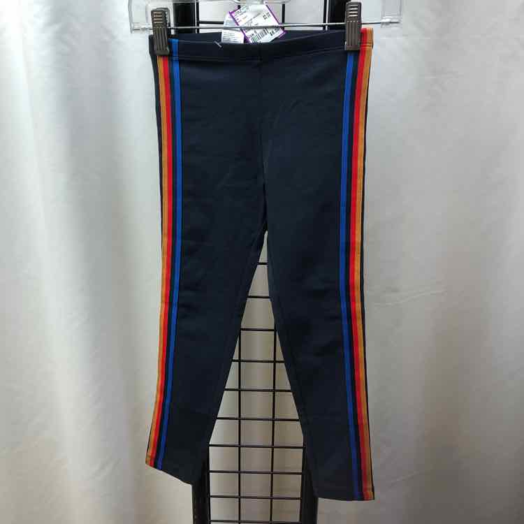 Tea Navy Solid Child Size 6 Girl's Leggings