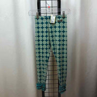 Matilda Jane Teal Dotted Child Size 8 Girl's Leggings