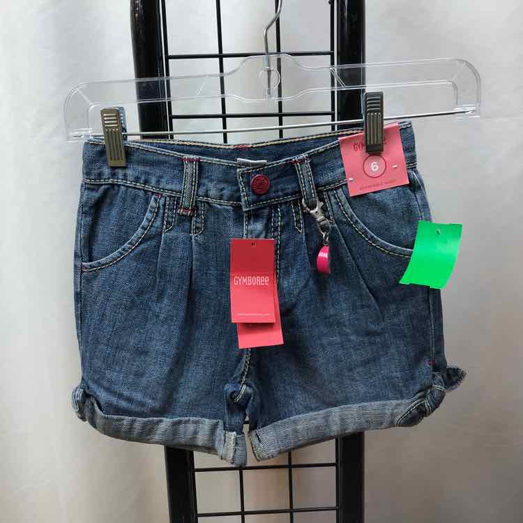 Gymboree Denim Solid Child Size 6 Girl's Shorts
