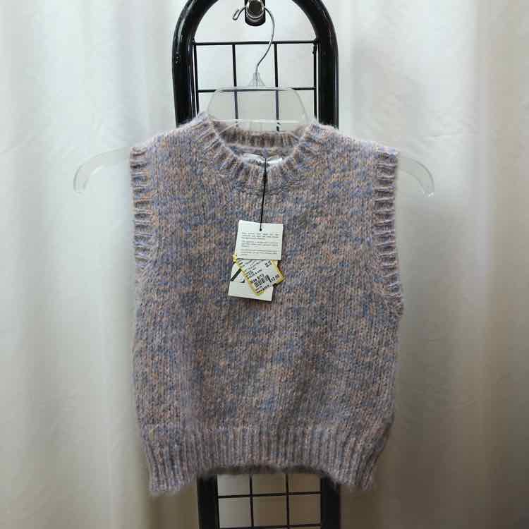 Zara Blue Flecked Child Size 9/10 Girl's Vest