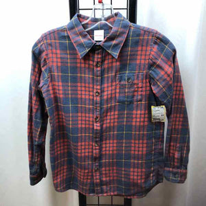 Hanna Andersson Red Plaid Child Size 8 Boy's Shirt