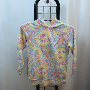 Land's End Rainbow Tye Dye Child Size 8 Girl's Sweatshirt