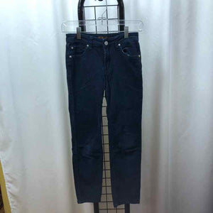 7 for all mankind Navy Solid Child Size 10 Girl's Pants