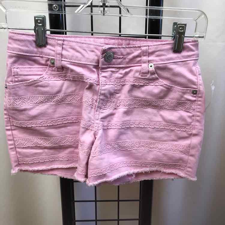 Cat & Jack Pink Solid Child Size 10 Girl's Shorts