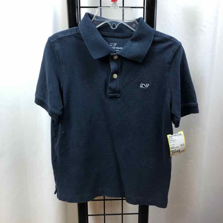 Vineyard vines Navy Solid Child Size 5 Boy's Shirt