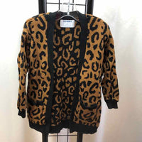 Old Navy Brown Animal Print Child Size 5 Girl's Sweater