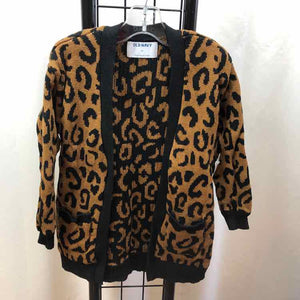 Old Navy Brown Animal Print Child Size 5 Girl's Sweater