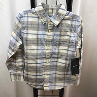 Nordstrom Blue Plaid Child Size 3 Boy's Shirt
