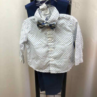 van huesen White Dotted Child Size 6-9 m Boy's Outfit