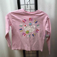 Hanna Andersson Pink Christmas Child Size 8 Girl's Shirt