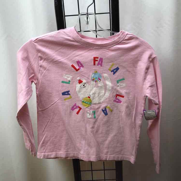 Hanna Andersson Pink Christmas Child Size 8 Girl's Shirt