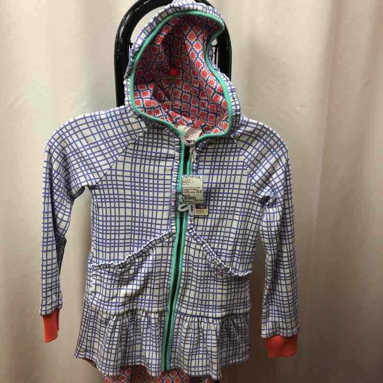 Matilda Jane Blue Plaid Child Size 8 Girl's Jacket/Blazer