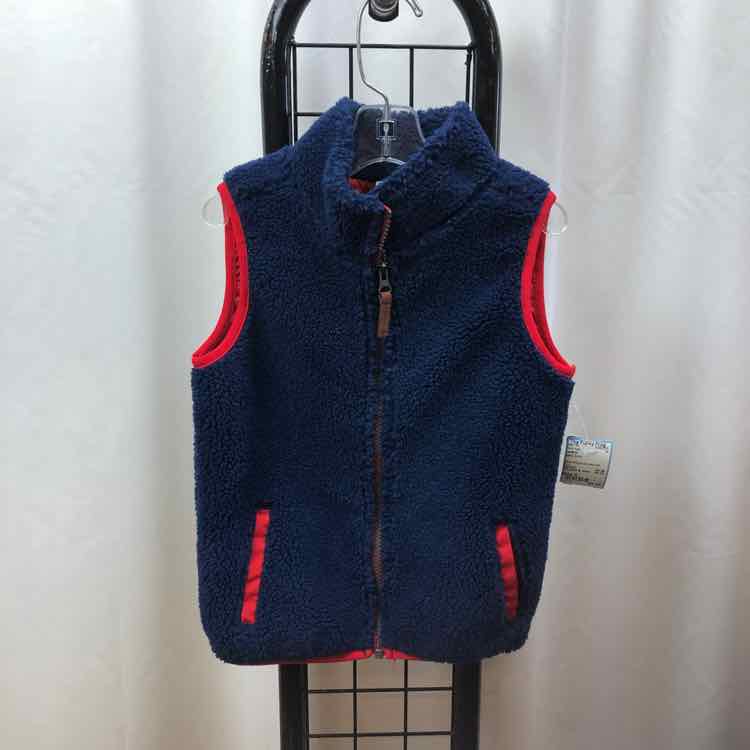 Carter's Navy Solid Child Size 5 Boy's Vest