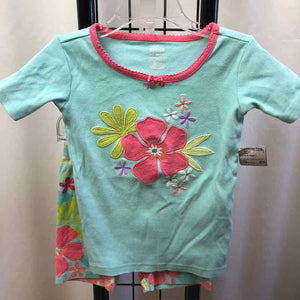 Gymboree Baby Blue Patch Child Size 4 Girl's Pajamas