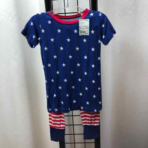 bums & roses Blue Stars Child Size 3 Girl's Pajamas