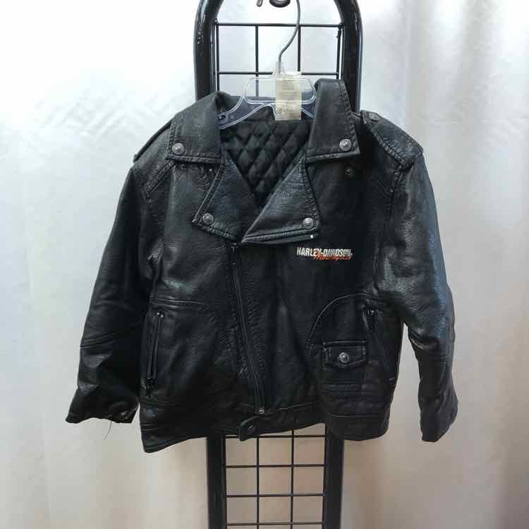 Harley Davidson Black Logo Child Size 4 Girl's Jacket/Blazer