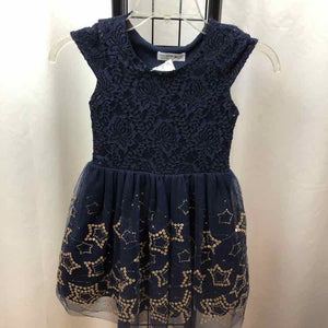 Knitwaves Navy Lace Child Size 6 Girl's Dress