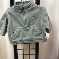 Janie and Jack Gray Solid Child Size 0-3 m Boy's Sweatshirt