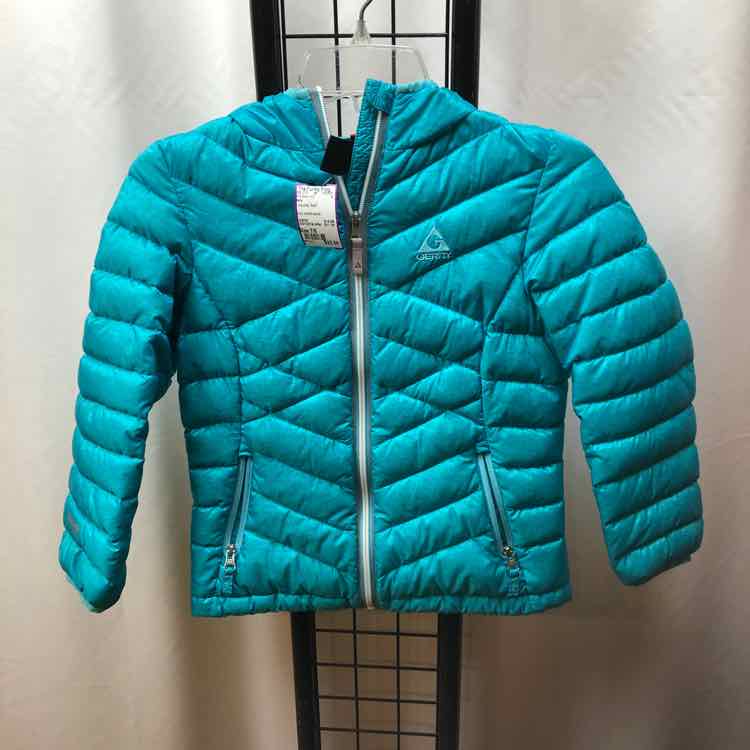 Gerry Turquoise Solid Child Size 7/8 Girl's Outerwear