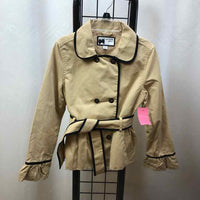 Janie and Jack Tan Solid Child Size 5/6 Girl's Jacket/Blazer
