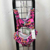 Janie and Jack Pink Floral Child Size 12-18 m Girl's Swimwear