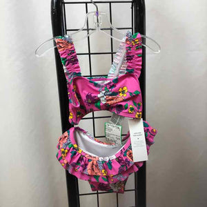 Janie and Jack Pink Floral Child Size 12-18 m Girl's Swimwear