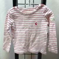 Joules Original White Stripe Child Size 12 m Girl's Shirt