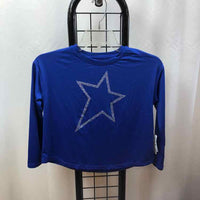 Xersion Blue Stars Child Size 6X/7 Girl's Shirt