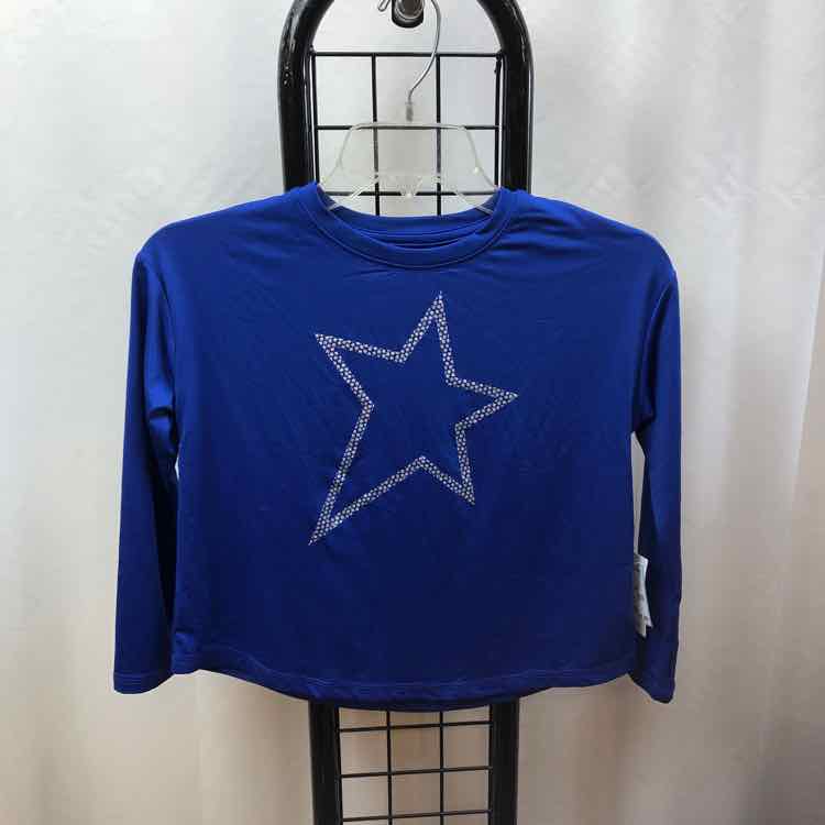 Xersion Blue Stars Child Size 6X/7 Girl's Shirt