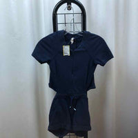 Ivivva Navy Solid Child Size 7 Girl's Romper