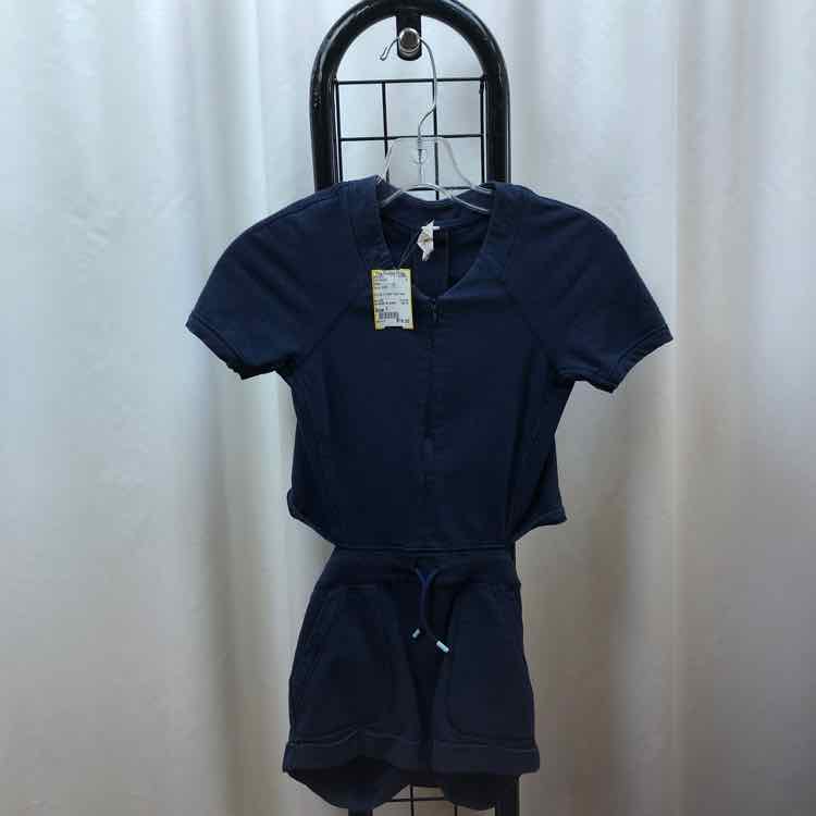 Ivivva Navy Solid Child Size 7 Girl's Romper