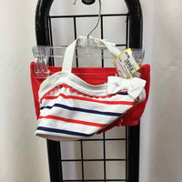 Janie and Jack White Stripe Child Size 6-12 m Girl's Swimwear
