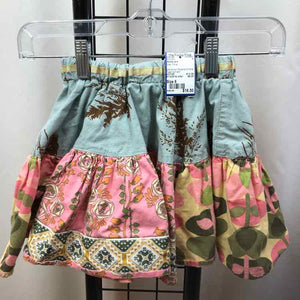Matilda Jane Gray Floral Child Size 6 Girl's Skirt