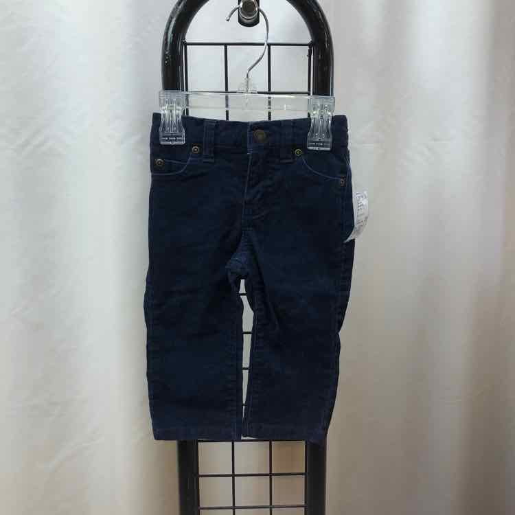 Janie and Jack Navy Solid Child Size 12-18 m Boy's Pants