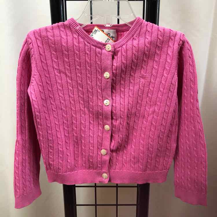Lilly Pulitzer Pink Solid Child Size 4 Girl's Sweater