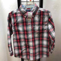 Tommy Hilfiger Red Plaid Child Size 4 Boy's Shirt