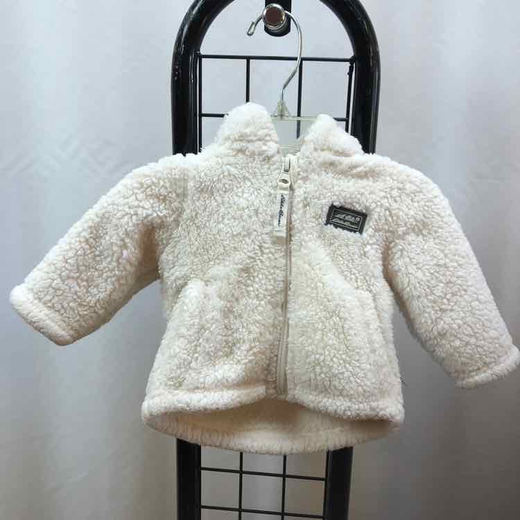 Eddie Bauer White Solid Child Size 0-3 m Boy's Sweatshirt