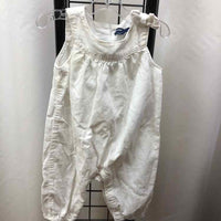 Gap White Solid Child Size 3-6 Months Girl's Overalls