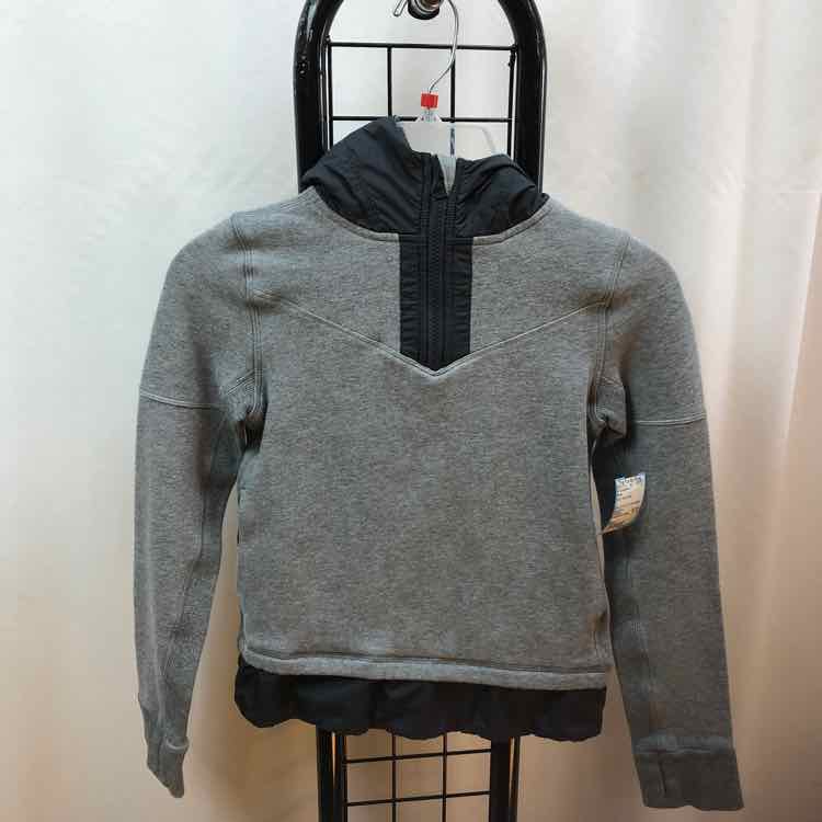 Ivivva Gray Heathered Child Size 7 Girl's Sweatshirt
