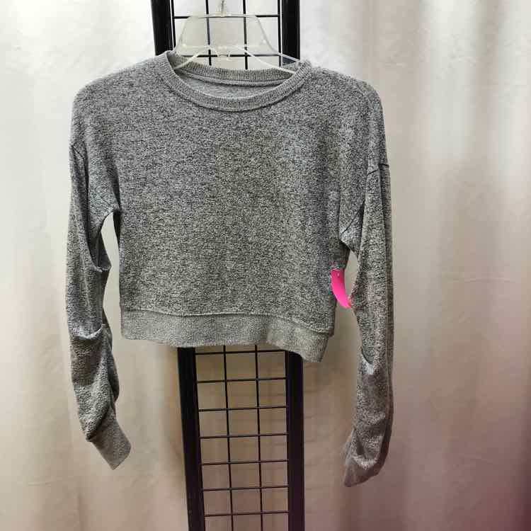 zella Gray Heathered Child Size 8/10 Girl's Sweatshirt