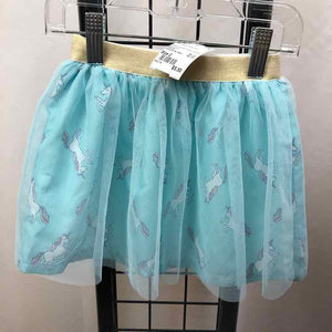 Carter's Baby Blue Patterned Child Size 2 Girl's Skirt